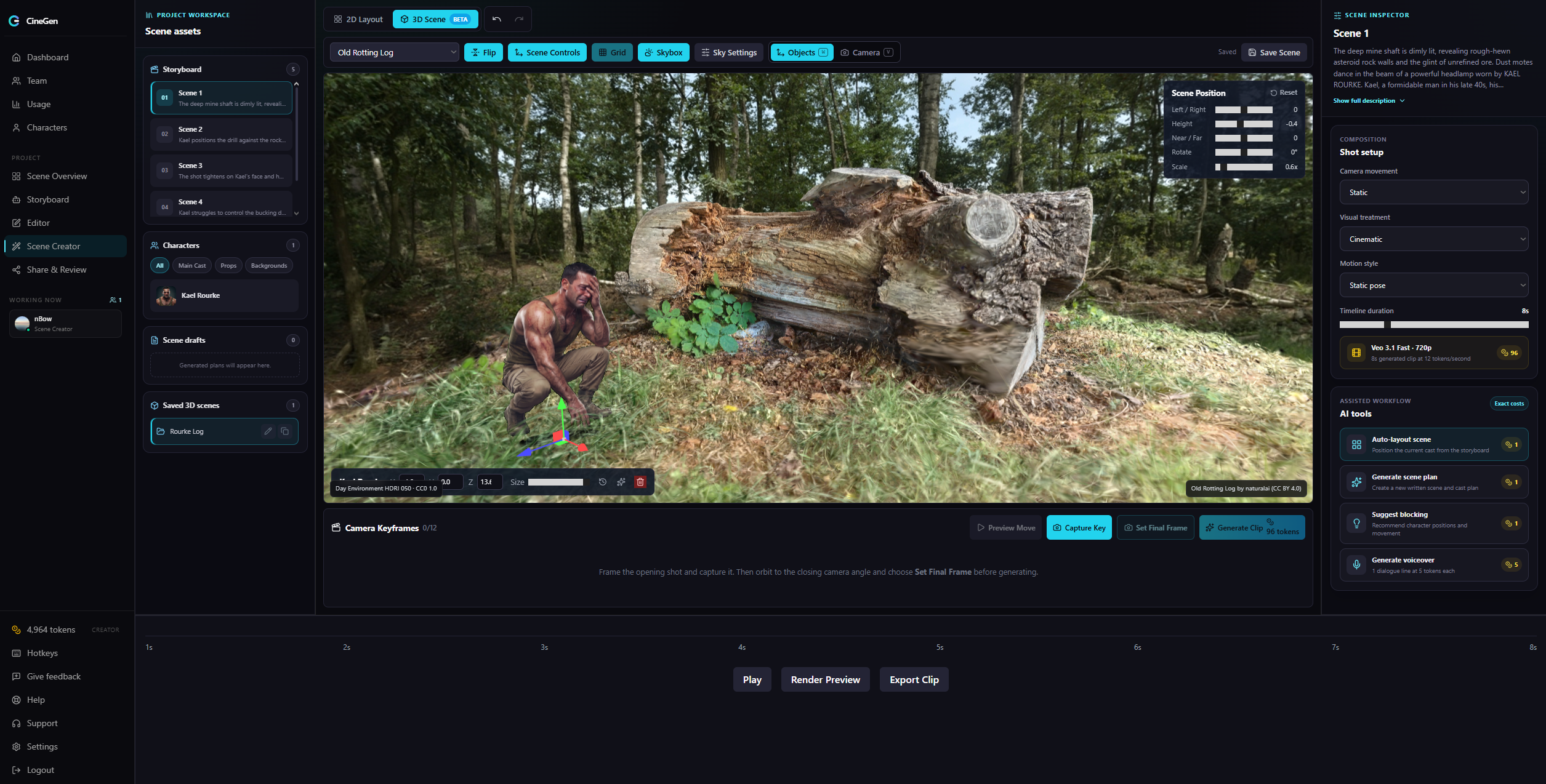CineGen product preview